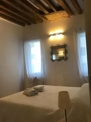 Letto o letti in una camera di Appartamento Ghetto Novissimo