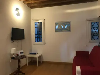 TV o dispositivi per l'intrattenimento presso Appartamento Ghetto Novissimo