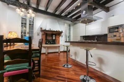 Cucina o angolo cottura di Cà del paradiso