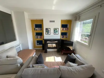Area soggiorno di Guest house Festinalente