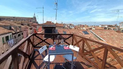 Balcone o terrazza di Ca' Marcello Terrace city 511 Altana Venice WIFI