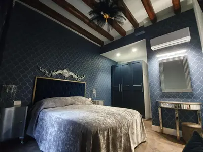 Letto o letti in una camera di Daniela's Venetian Style