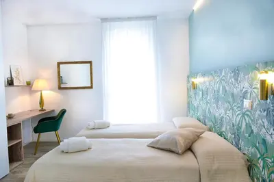 Letto o letti in una camera di Residenza Emilia
