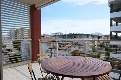 Balcone o terrazza di Appartamento Nico per Famiglie-Lido di Jesolo-Piazza Trieste