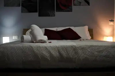 Letto o letti in una camera di Alloggio M&M