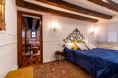 Letto o letti in una camera di Ca' degli Angeli