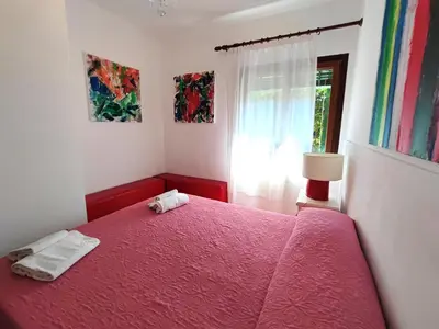 Letto o letti in una camera di Leo's House with Garden
