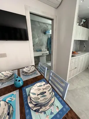 Cucina o angolo cottura di beach house