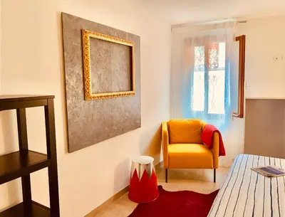 Area soggiorno di CasaBella Chioggia casa indipendente con corte