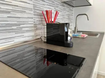 Cucina o angolo cottura di Appartamento ai Portici di Via Savonarola