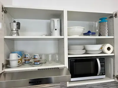 Cucina o angolo cottura di Appartamento ai Portici di Via Savonarola