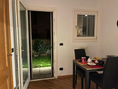 Balcone o terrazza di Venezia,Giudecca appartamento con giardino privato