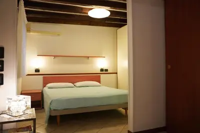 Letto o letti in una camera di Campiello dell'Isola