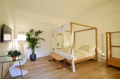 Letto o letti in una camera di Isola Memmia