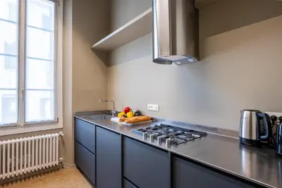 Cucina o angolo cottura di Palazzo Borgoloco