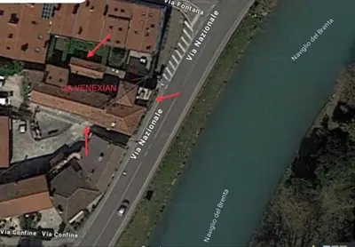 Vista sul fiume nelle vicinanze dell'appartamento