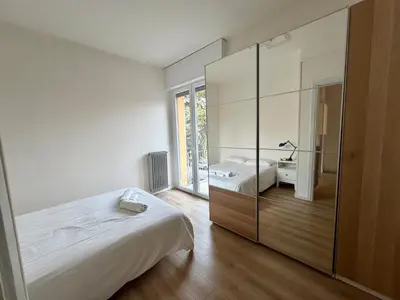 Letto o letti in una camera di Casa Bea & Stefi
