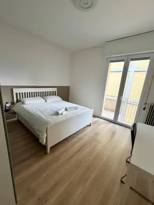 Letto o letti in una camera di Casa Bea & Stefi