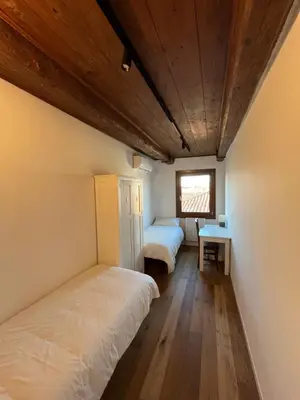 Letto o letti in una camera di Cae sconta Sant'Agostin