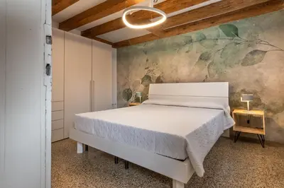 Letto o letti in una camera di Ca' Rampani @Venice