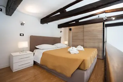Letto o letti in una camera di Residence Rio Marin