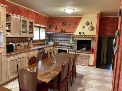 Cucina o angolo cottura di Villa tre Cai, vicina al mare e a Jesolo