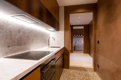 Cucina o angolo cottura di Palazzo dell'albero d'Oro
