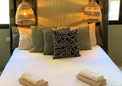 Letto o letti in una camera di Mini Suite