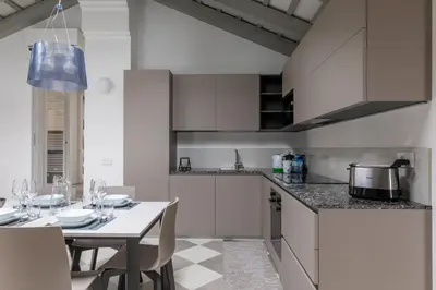 Cucina o angolo cottura di Corte alle mura - Mansarda lux