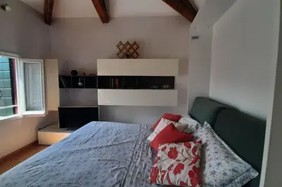 Letto o letti in una camera di Vicinissimo a Piazza San Marco Silenzioso con Vista sui Campanili