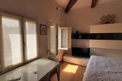 Letto o letti in una camera di Vicinissimo a Piazza San Marco Silenzioso con Vista sui Campanili