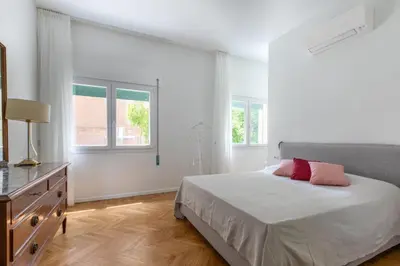Letto o letti in una camera di New Opening House 7 Lido Venice Near Ferry And Beach