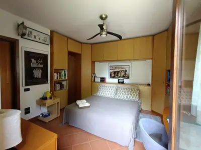 Letto o letti in una camera di Camera nella Casa dei Tigli
