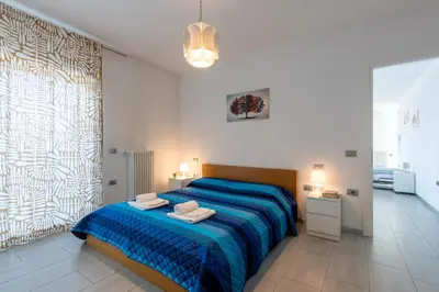 Letto o letti in una camera di Casa Lucy