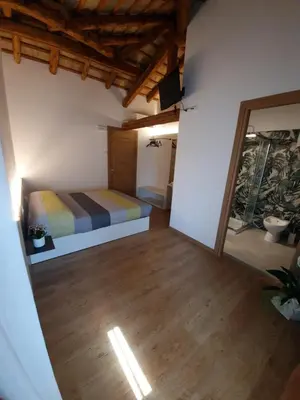 Letto o letti in una camera di VillaSveva