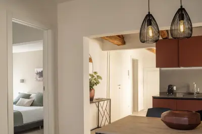 Cucina o angolo cottura di Sant'Aponal Cozy Apartment with Balcony R&R