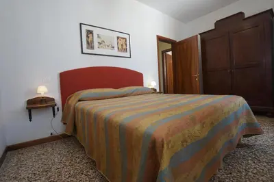 Letto o letti in una camera di Campo San Lorenzo