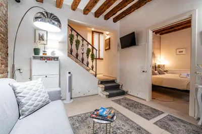 Area soggiorno di Ca' Pestrin Suite House - San Marco Square