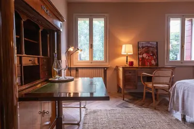 Letto o letti in una camera di Numero Tredici