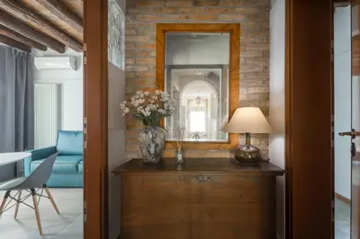 Area soggiorno di Castello Apartment with Garden R&R