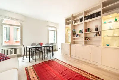 Area soggiorno di Stin House