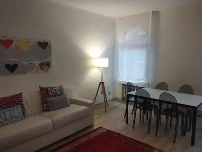 Area soggiorno di Stin House