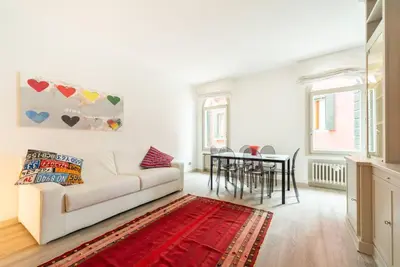 Area soggiorno di Stin House