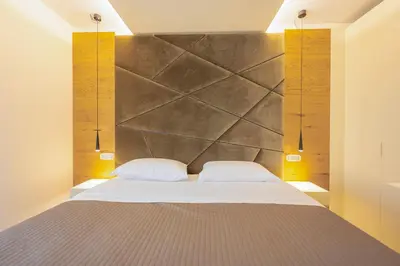 Letto o letti in una camera di Venice New Luxury Penthouse - free parking and roof terrace