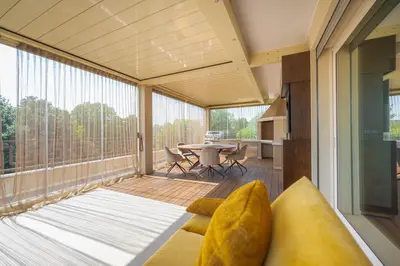 Balcone o terrazza di Venice New Luxury Penthouse - free parking and roof terrace