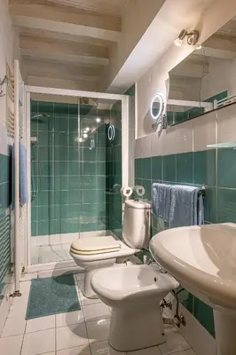 Bagno di Suite Palladio Centro Vicenza A 2 Passi da Piazza dei Signori Check-in Veloce
