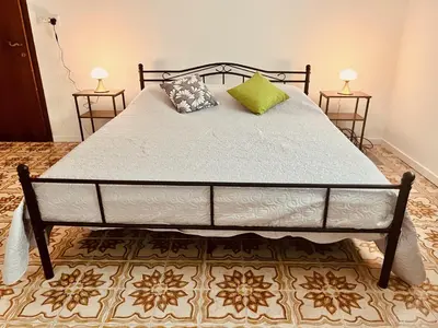 Letto o letti in una camera di Spacious House Venice Lido near ferry and the sea