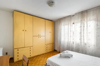 Letto o letti in una camera di GuestHost - Kris- Mestre Bright Apartment with Parking!
