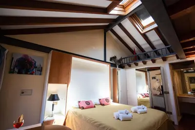 Letto o letti in una camera di San Marco Apartments