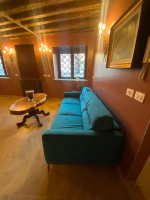 Area soggiorno di Dimora Contarini Charm Apartment on Grand Canal